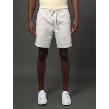 Imagem de Bermuda Masculina Linen Listras Calvin Klein Jeans-Masculino