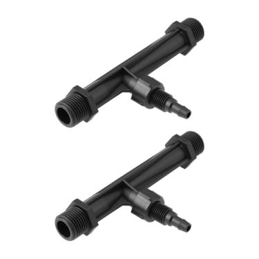 Imagem de Briny River 2 tubos injetores de fertilizantes Venturi 1/2BSP adequados para sistema de irrigação, fertilizantes e injeção química