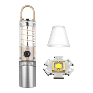 Imagem de Lanterna de Campismo,Iluminação de Sobrevivência de Alta Luminosidade,Lanterna De Chaveiro Portátil Para Trabalho - Para Caminhadas Mochilagem Caça Trabalho De Construção