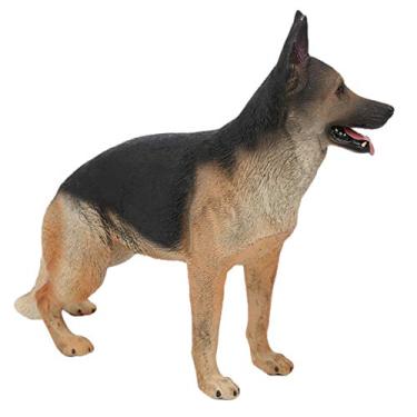 Imagem de Generic Ornamento de Modelo de Cão Pastor Alemão Altamente Simulação para Decoração de Casa, Material de PVC, 1 Modelo de Cachorro, para Presente de Família (853)