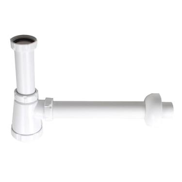 Imagem de TALEA Kit de tubo de drenagem de pia montado na parede de material PP, conjunto com garrafa desodorante para pia de cozinha, GN011C015