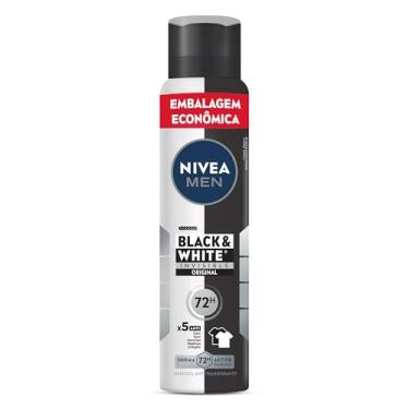 Imagem de NIVEA MEN Desodorante Aerossol Black & White Invisible Original 200ml