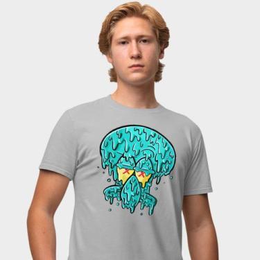 Imagem de Camisa Camiseta Genuine Grit Masculina Estampada Algodão 30.1 Molusco 