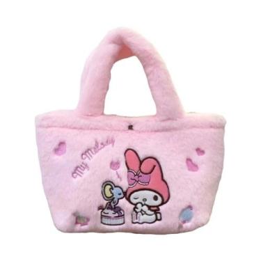 Imagem de Mochila De Pelúcia Kawaii Sanrio Kuromi Cinnamoroll Pochacco Para Meni