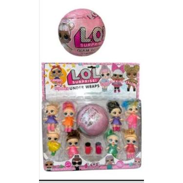 Imagem de Bonecas Lol Com 8 Bonecas + Bola Surpresa/brinquedo Infanti