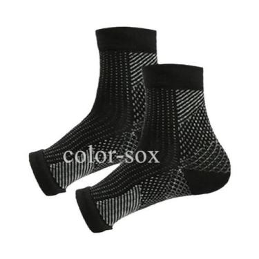 Imagem de Meias De Compressão Para Suporte De Tornozelo, 2 Pares, Design De Dedo