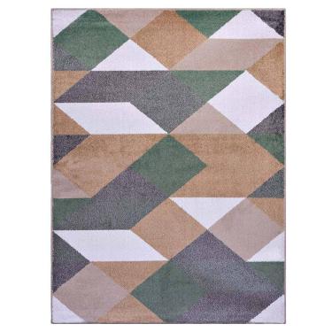 Imagem de Tapete Sala Classic Maiorca 24 Caramelo Verde 1,50x2,00m