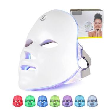 Imagem de Mascara de Led Facial 7 Cores Coreana Skincare em Casa - Bmax