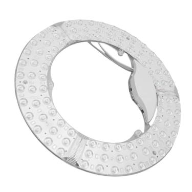 Imagem de Serounder Módulo de Luz Redonda de Led para Ventilador de Teto, Excelente Design de Dissipação de Calor, Lâmpada de Teto de Substituição Ideal, Cor Branca, Placa de Luz para Pc (96W)