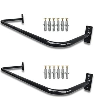 Imagem de Kit 2 Arara Cabideiro de Parede preto