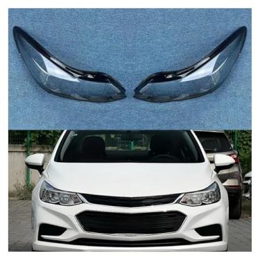 Imagem de Faróis capa protetora transparente abajur escudo da lâmpada lente do farol cobre estilo Compatível com chevrolet cruze 2017 2018 2019(2PCS Left And Right)