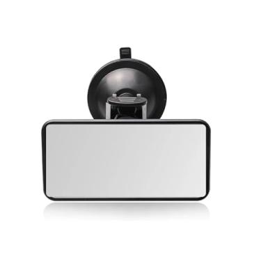 Imagem de Espelho de Bebê para Carro Retrovisor com Cupula Aperto Ajustável Observação Infantil -Quebra Caminhão SUV Interno