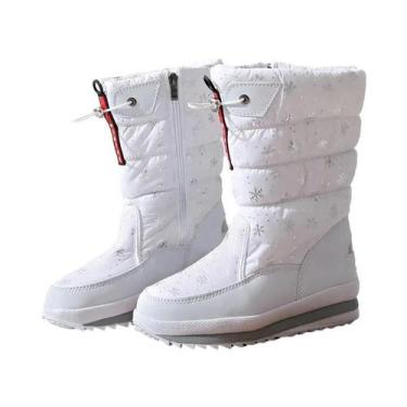 Imagem de Botas De Neve Unissex Impermeáveis Com Forro De Lã Antiderrapantes Par