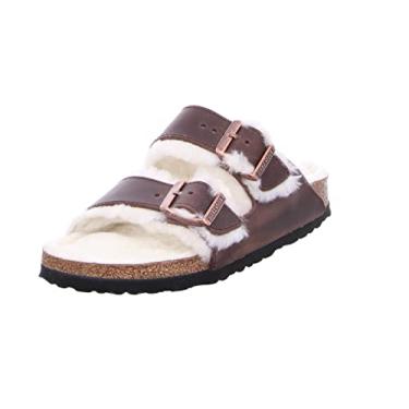 Imagem de BIRKENSTOCK Arizona Shearling, Havana, 38 EU Schmal