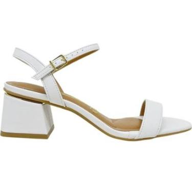 Imagem de Sandália Feminina Casual Clássica Dia a Dia Passeio Trabalho Salto Médio Conforto Vizzano 6428.101-Feminino