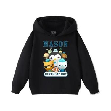 Imagem de Moletom Com Capuz Estampado Para Meninos E Meninas, Moletom Infantil D