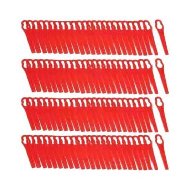 Imagem de Lâminas De Cortador De Grama Sem Fio 100pcs Lâminas De Corte De Plásti