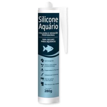 Imagem de Silicone para Aquário Transparente sem fungicida - GARIN