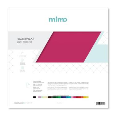 Imagem de Papel Color Pop Rosa Pink Mimo - 30,5 x 30,5 cm - 180 gr - 25 unds