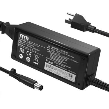 Imagem de QYD Carregador de laptop 65W 19,5V 3,34A adaptador CA compatível com Dell Inspiron 15 3520 3521 15 5000 5542 5543 13 5000 5368 14 5000 5406 5458 14 3000 3466 2 3466 Cabo de alimentação para notebook 7