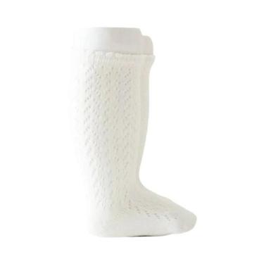 Imagem de Meias De Algodão Tricotadas Para Meninas Bebê 0-3T, Meias Longas E Mac