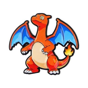 Imagem de Pin De Esmalte De Dragão Monstro De Anime, Broche De Jogo Estiloso Par