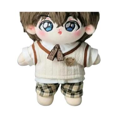 Imagem de Macacão De Algodão Para Bonecas De 20cm, Roupas Adoráveis Para Bonecas