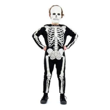 Imagem de Fantasia Infantil Esqueleto Tam P ( 3 a 4 anos) Sulamericana Fantasias