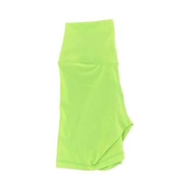 Imagem de Shorts De Compressão Femininos Em Cor Sólida Para Yoga, Ciclismo E Tre