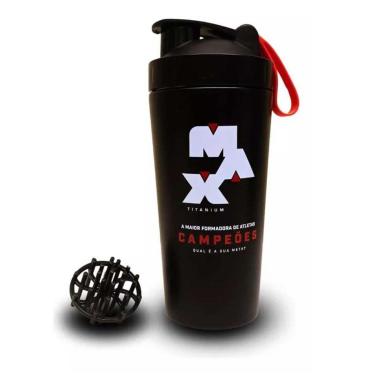 Imagem de Coqueteleira Imp - 700ml Preta - Max Titanium-Masculino