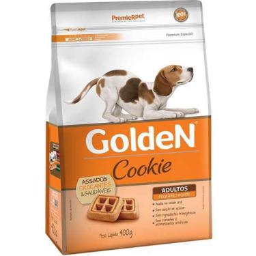 Imagem de Biscoito Cookie para Cães Adultos de Porte Pequeno Golden Sabor Original 350g