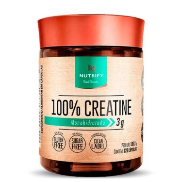 Imagem de Creatina Pura 120 Cápsulas 885mg Nutrify