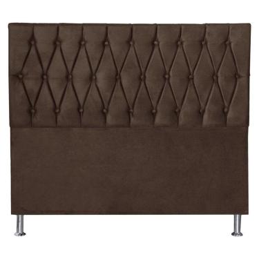 Imagem de Cabeceira Queen 1,60m Paris Suede Marrom