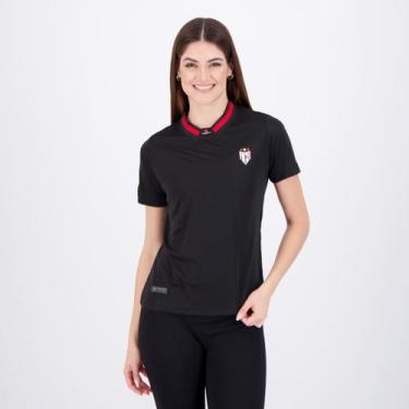 Imagem de Camisa Dragão Premium Atlético Goianiense Concentração 2024 Feminina -
