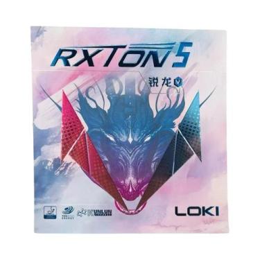 Imagem de Borracha De Tênis De Mesa LOKI RXTON Série 5 Cores Rosa Azul Roxo Com 