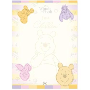 Imagem de Papel de Carta Decorado Pooh Universitário 48 Folhas 90G - DAC