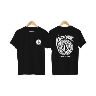 Imagem de Camiseta Masculina Oversized Volcom Com Estampa Gráfica 2024 Moda Casu