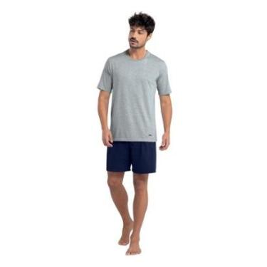 Imagem de Pijama Curto de Algodão Mash Gola Careca-Masculino