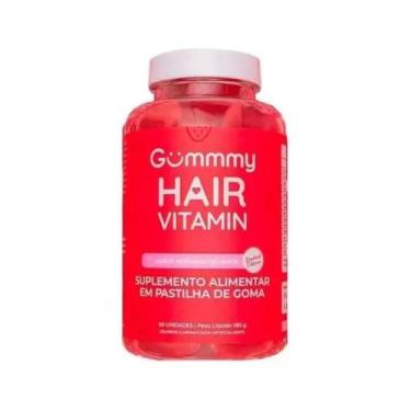 Imagem de Gummy hair vitamin morango com 60 gomas