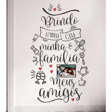 Imagem de Adesivos Decorativo Frase Minha Casa, Minha Família...