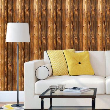 Imagem de Papel De Parede Tabuas De Madeira Peroba Adesivo Sala Quarto