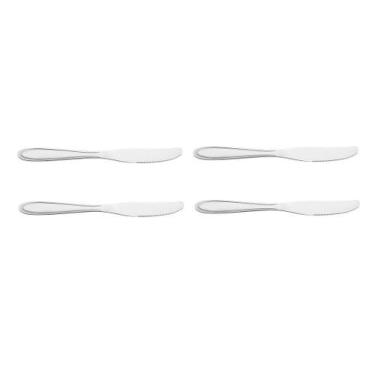 Imagem de Jogo Facas De Mesa 4 Peças Aço Inox Restaurante Kit Talher - GP082