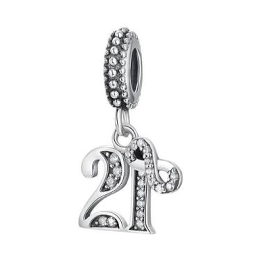 Imagem de Pingente De Prata Banhada a Prata Com Tema De Amor Para Aniversário E 