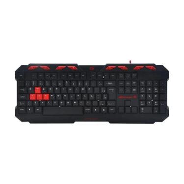 Imagem de Teclado Gamer Fortrek Spider, Resistente ao Derramamento de Água, 8 Teclas Multimídia, ABNT2 - Gk706