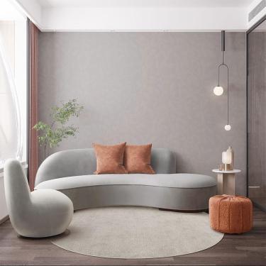 Imagem de Tapete Relex N Marfim 130xredondo Tapetes São Carlos