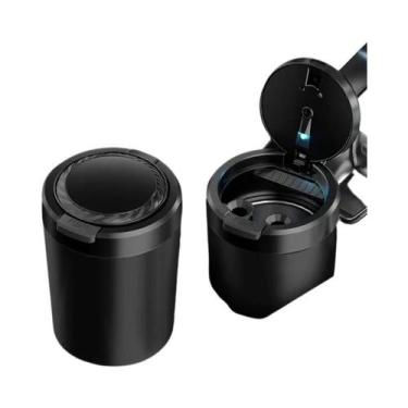 Imagem de Cinzeiro LED Portátil Universal Para Carro, Suporte Para Cigarros Sem 