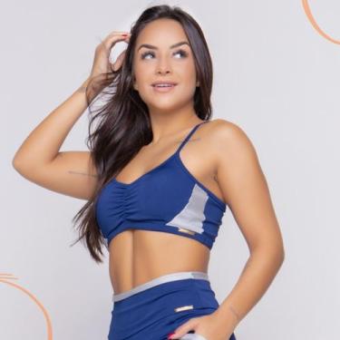 Imagem de Top Fitness Academia Feminino Alça Fina Com Bojo Removível - C&M Fitne