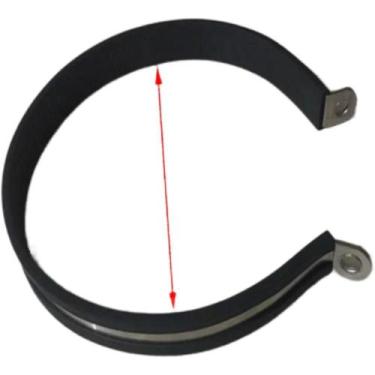 Imagem de Suporte De Fixação Redondo Para Abraçadeira De Escapamento De Moto 50-
