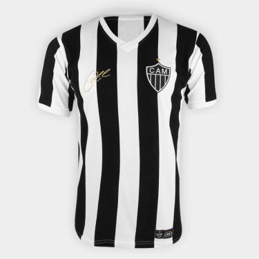 Imagem de Camisa Atlético Mineiro 1983 nº 11 Eder Retrô Mania Masculina-Masculino