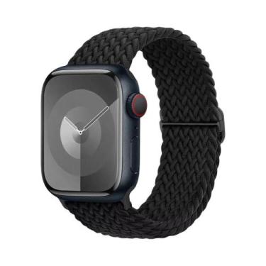 Imagem de Pulseira De Nylon Trançado Elástico Solo Loop Para Apple Watch Ultra 4